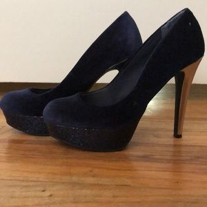 G by Guess Velvet Stilettos